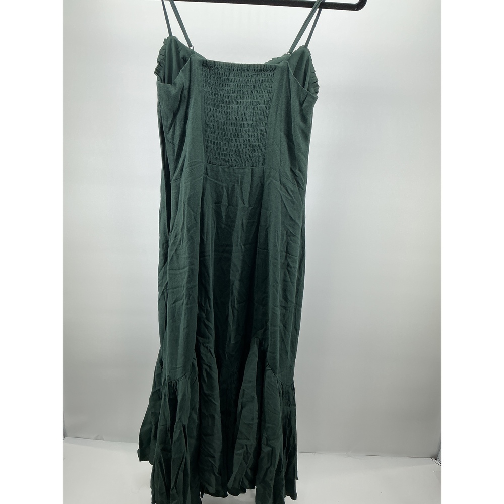 Lightweight Crepe Pleated Hem Midi Dress - Picture 2 of 3